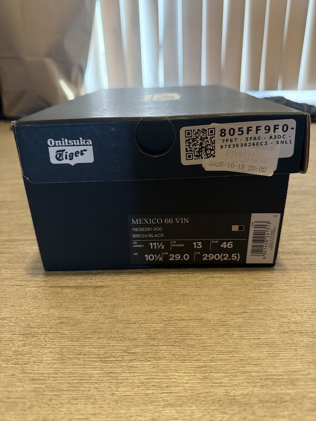 Onitsuka Tiger Onitsuka Tiger - Mexico 66, Birch Black Size US 11.5 / EU 44-45 - 7 Thumbnail
