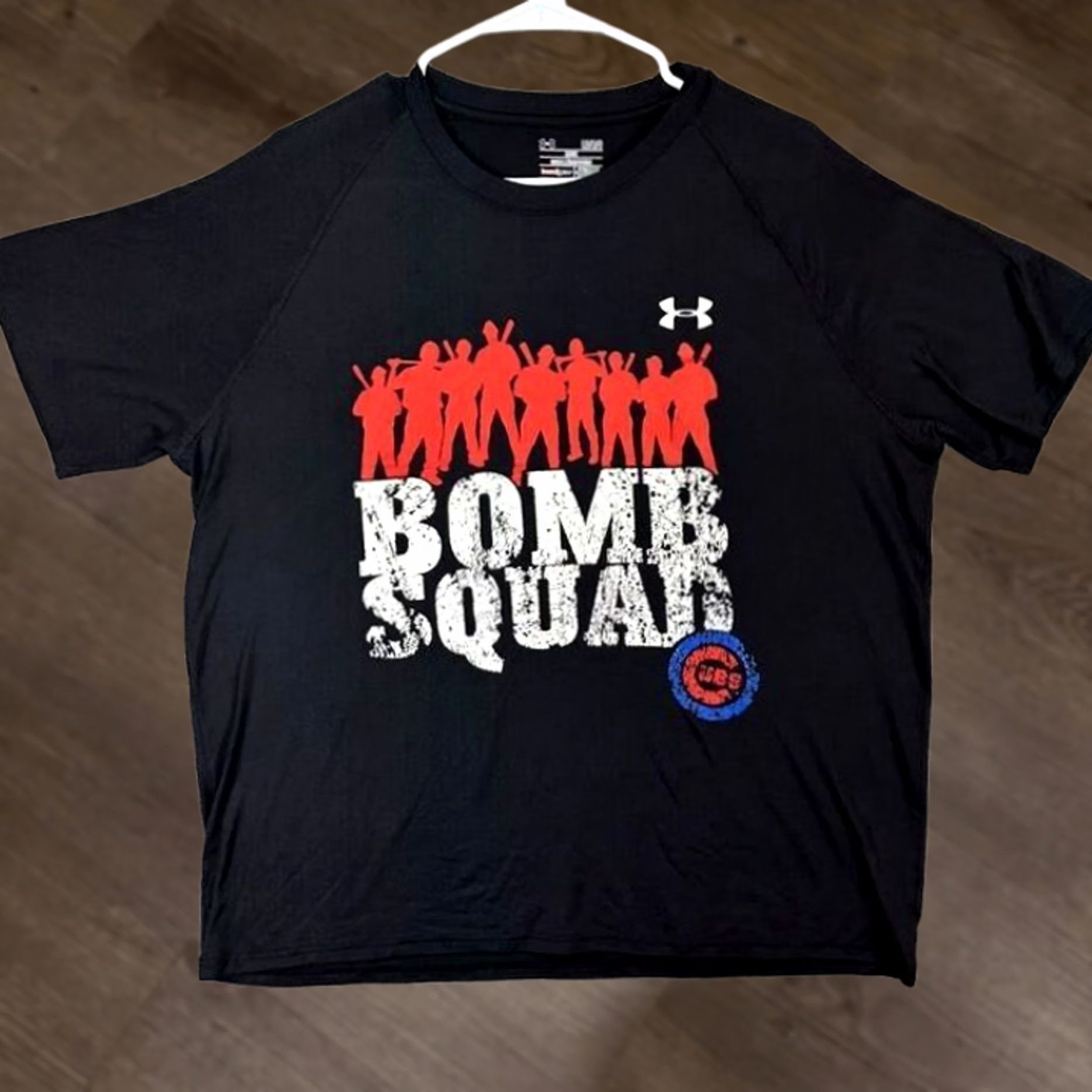 Under Armour Under Armour Chicago Cubs T-Shirt Adult Large Black Athletic Tee Mens Crew Neck Short Sleeve Size US L / EU 52-54 / 3 - 1 Thumbnail
