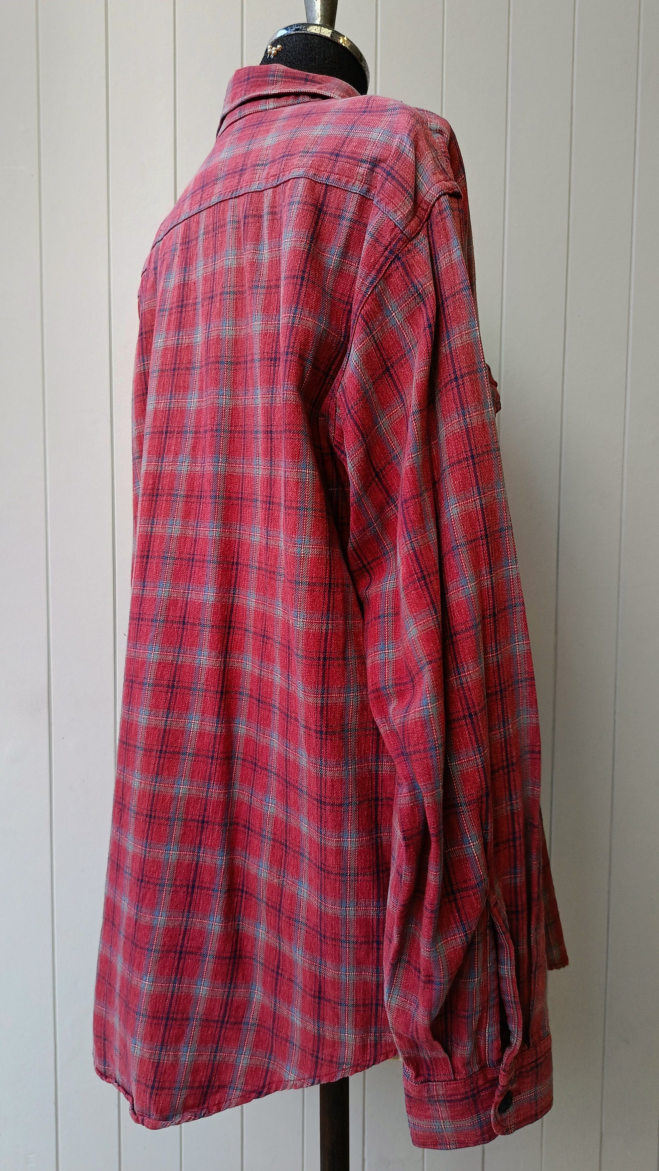 Sugar Cane SUGAR CANE Union Made TOYO red plaid chore work shirt large Size US L / EU 52-54 / 3 - 9 Thumbnail