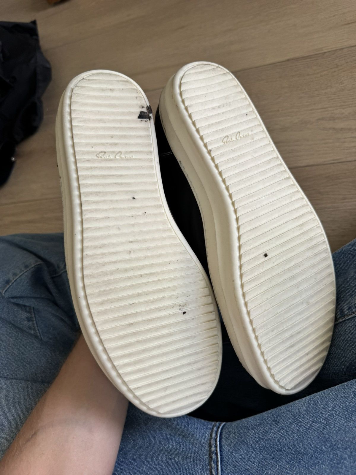 Rick Owens Leather Vans Vintage Size US 11 / EU 44 - 8 Thumbnail