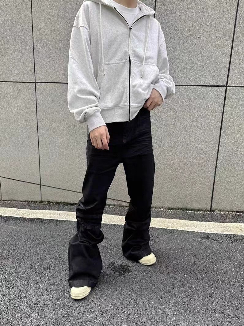 Japanese Brand × Vintage Vintage Street Y2K Brushed Wax Coated Stretch Jeans Size US 32 / EU 48 - 1 Thumbnail
