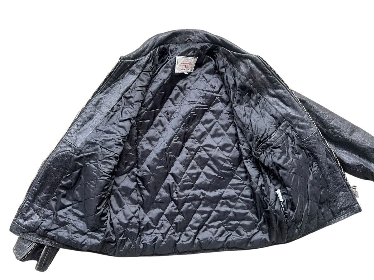 Avirex Vintage 2000s Y2K Avirex Cowhide Leather Sports Jacket Size US S / EU 44-46 / 1 - 12 Thumbnail