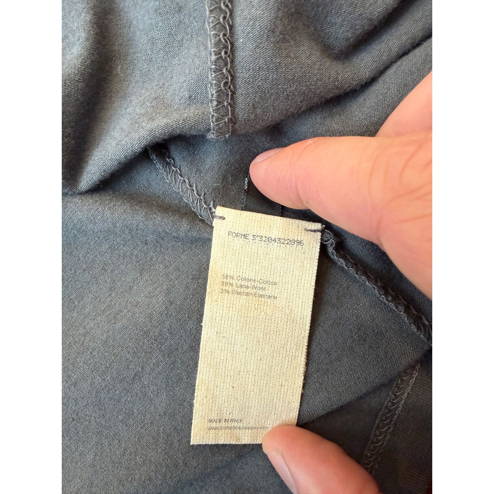 Forme D'Expression Forme D'expression Cotton Wool Blend Long Sleeve Shirt Size US S / EU 44-46 / 1 - 7 Thumbnail