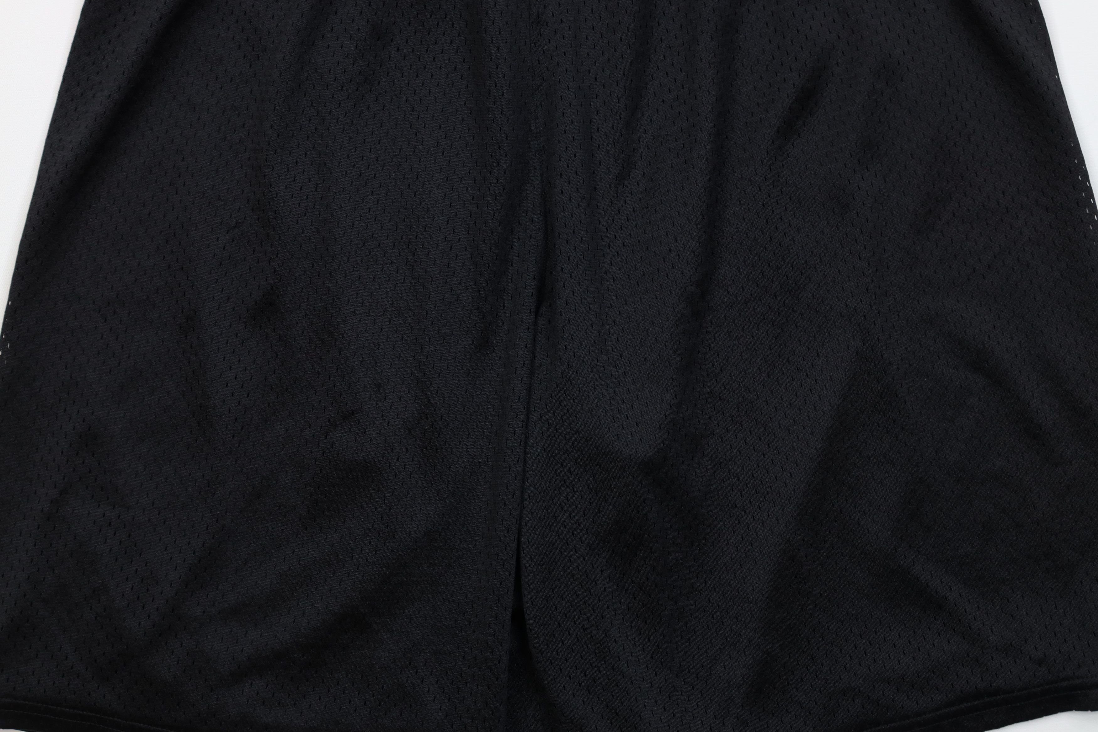 Nike Vintage Y2K Nike Mini Swoosh Above Knee Shorts Black Mesh Size US 36 / EU 52 - 10 Thumbnail