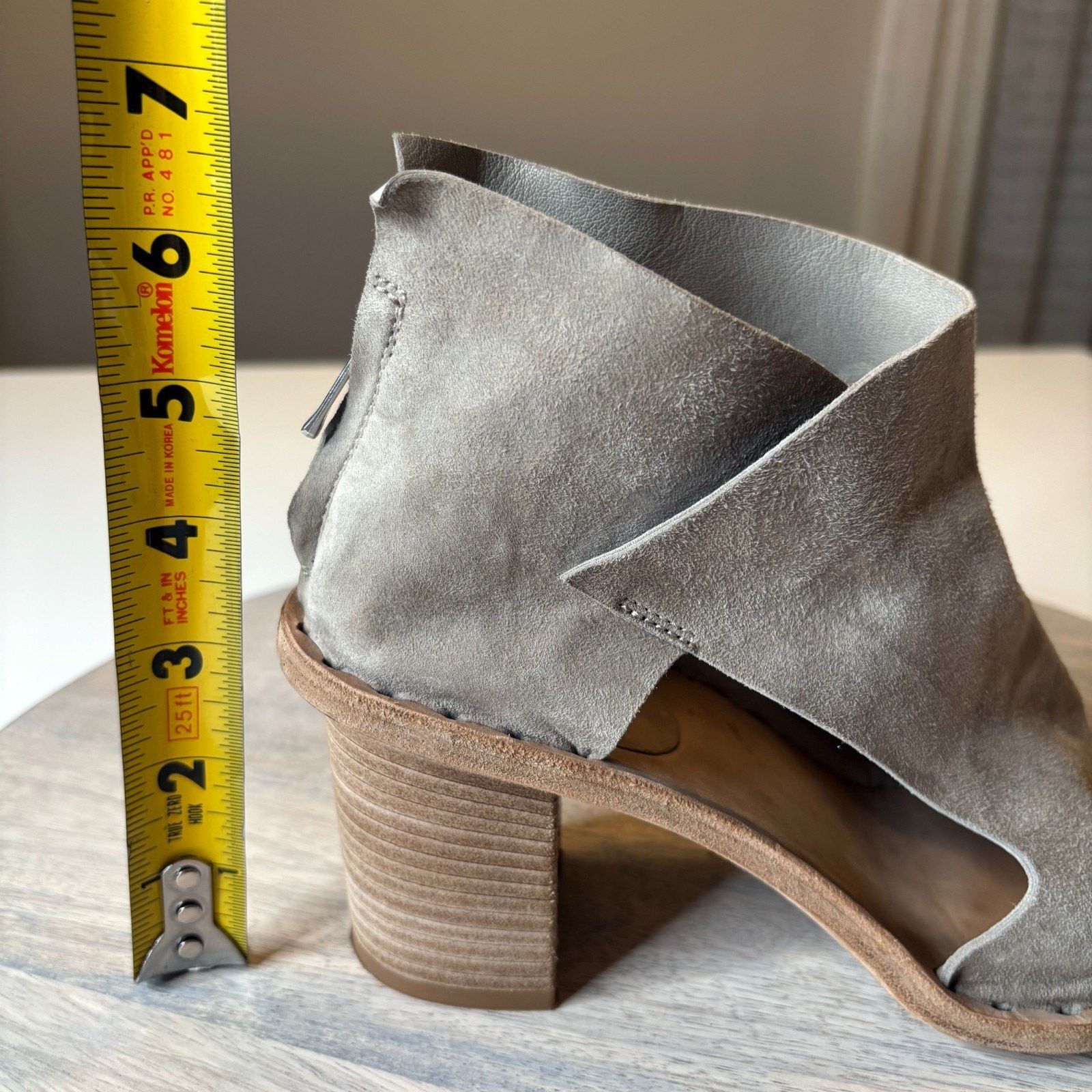 Officine Creative Officine Creative Suede Peep-Toe Ankle Bootie EU 38 US 8 Size US 8 / IT 38 - 12 Thumbnail
