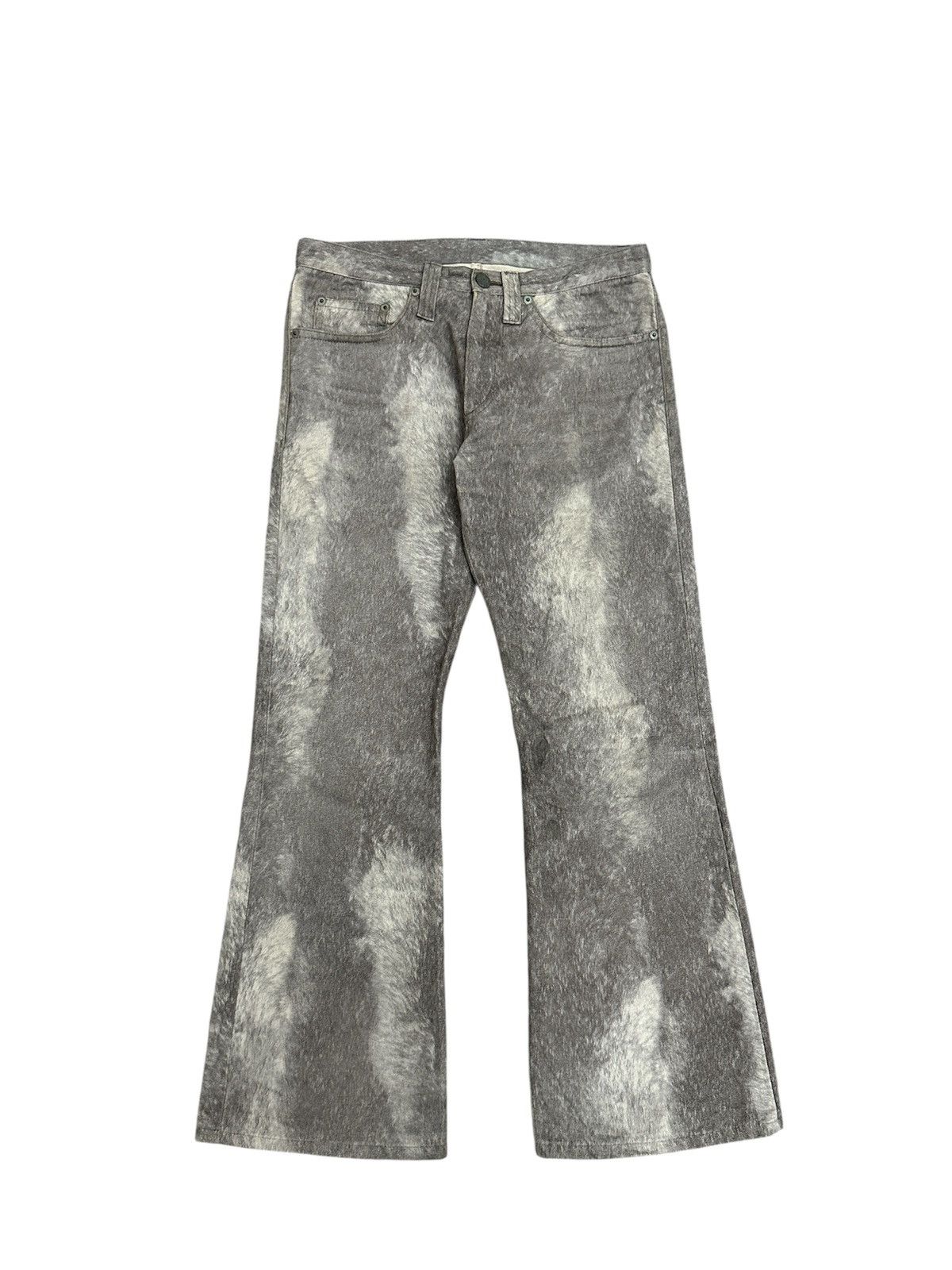 Yoshiyuki Konishi Yoshiyuki Konishi Ficce Uomo Acid Wash Flare Pants Size US 28 / EU 44 - 2 Thumbnail