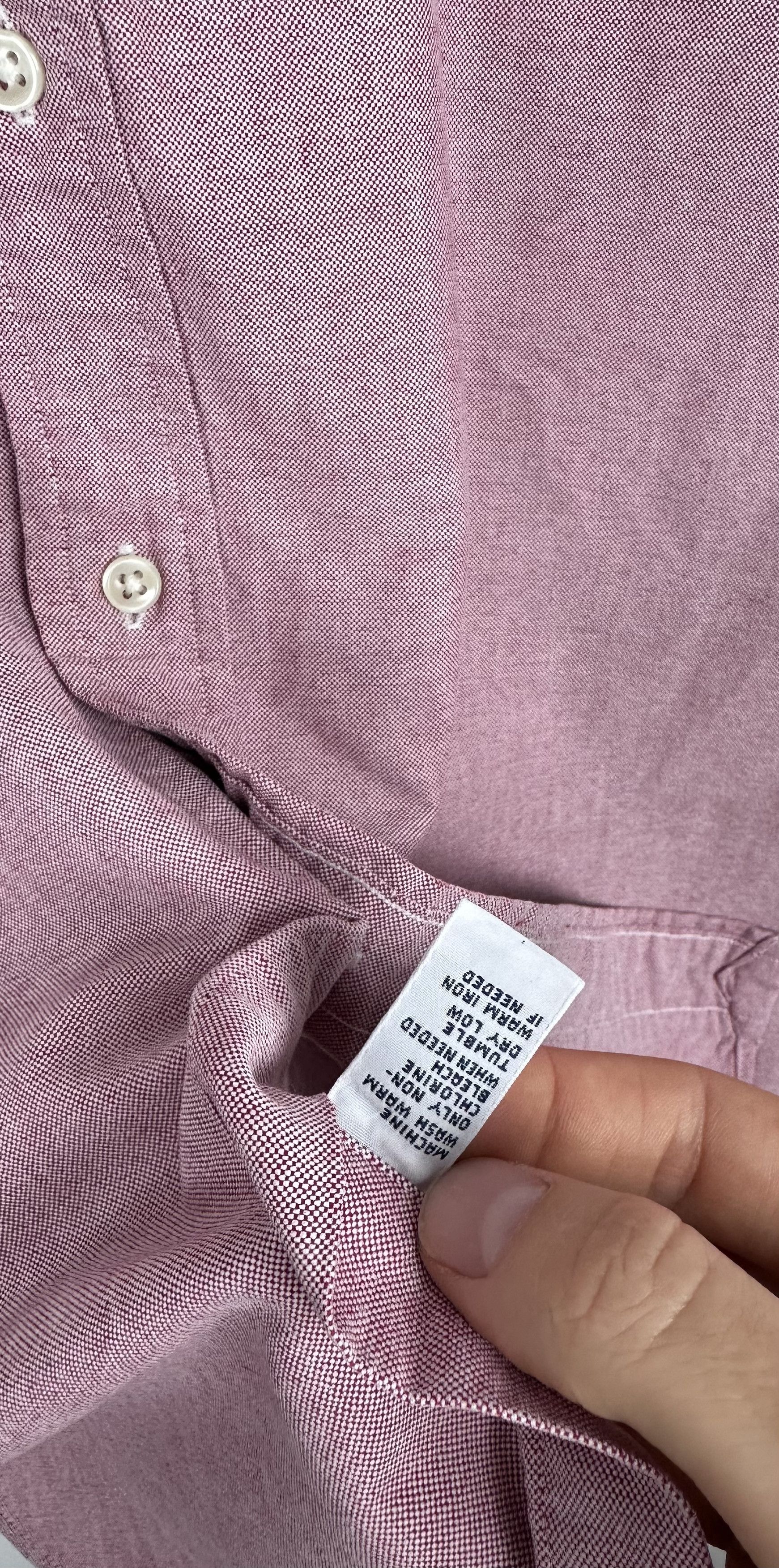Ralph Lauren Polo Ralph Lauren Men's Oxford Shirt, Pink Short Size US XL / EU 56 / 4 - 4 Thumbnail