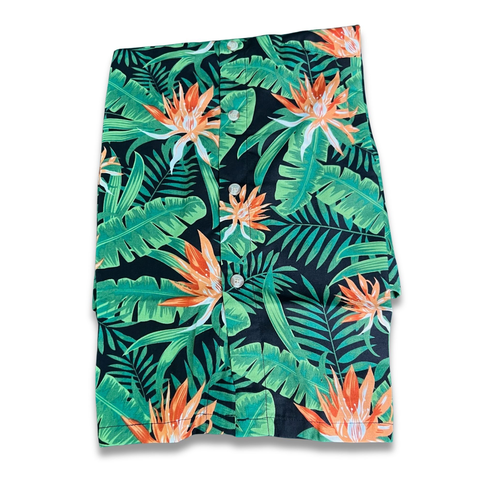 Haband HABAND Mens Tropical Print Short-Sleeve Hawaiian Shirt Size Size US L / EU 52-54 / 3 - 4 Thumbnail