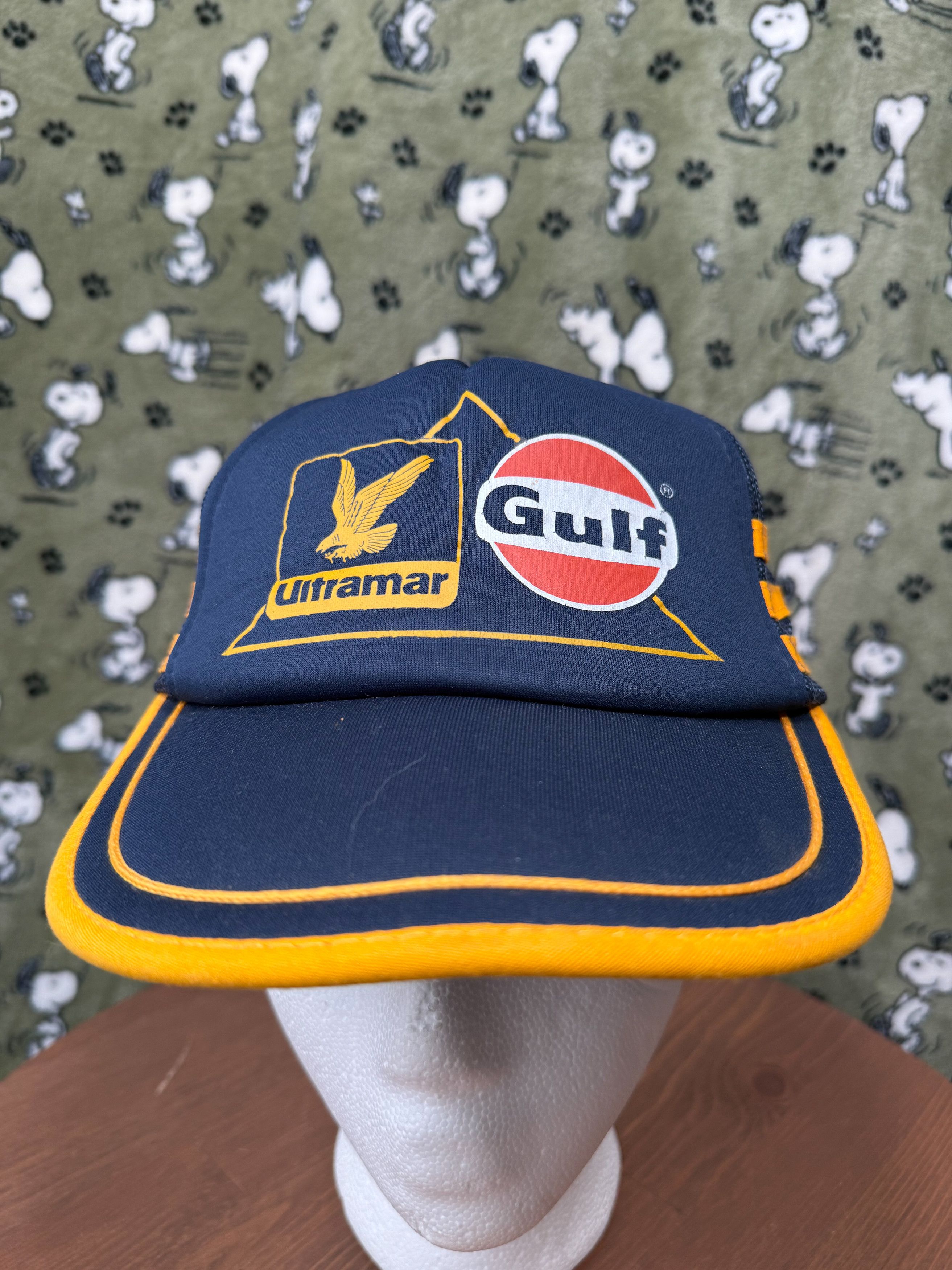 Japanese Brand × Vintage Vintage Ultramar Gulf Trucker Hat Size ONE SIZE - 2 Thumbnail