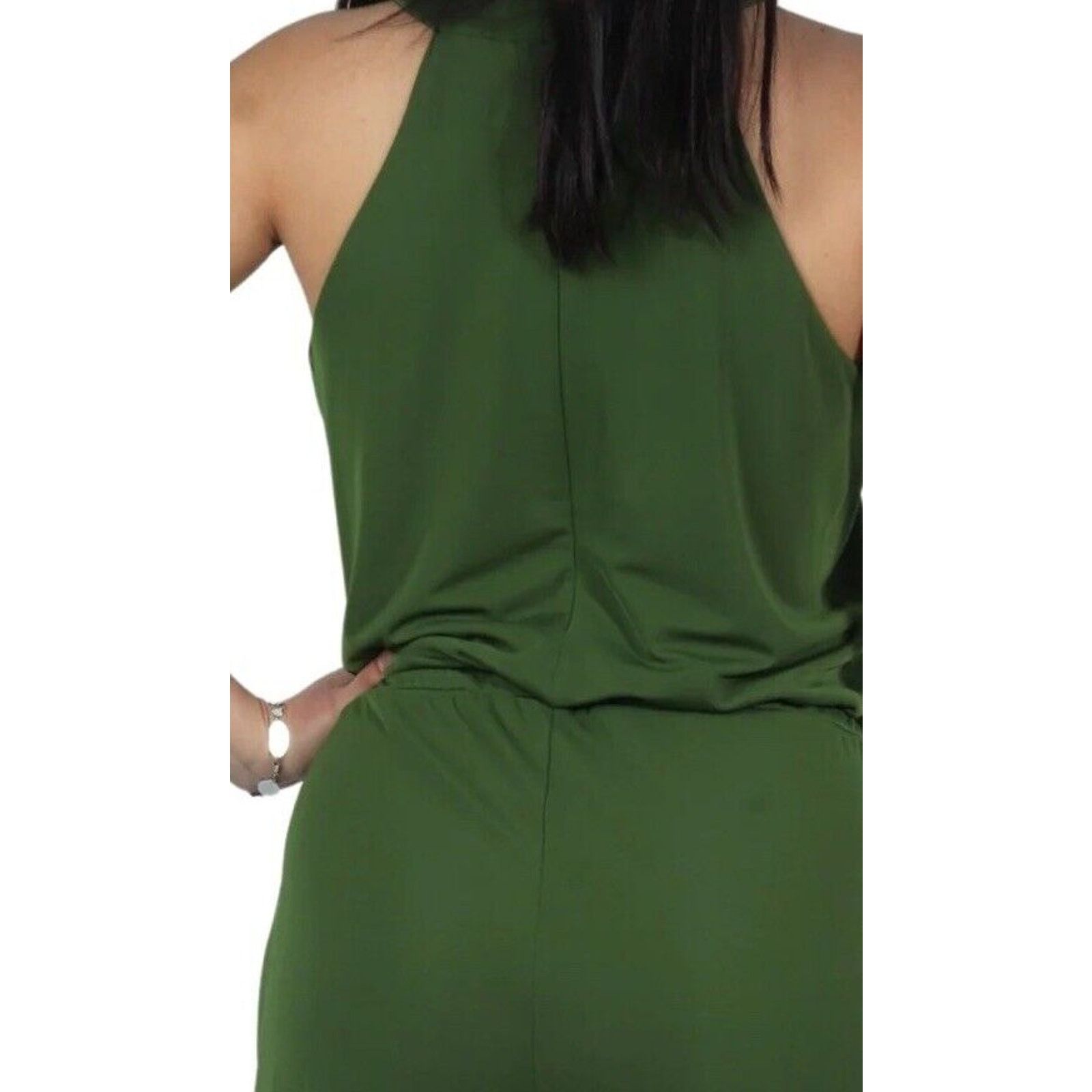I.N.C Inc Women's Halter Tie-neck Jumpsuit | Green Size L | $99 Size 32" / US 10 / IT 46 - 5 Thumbnail