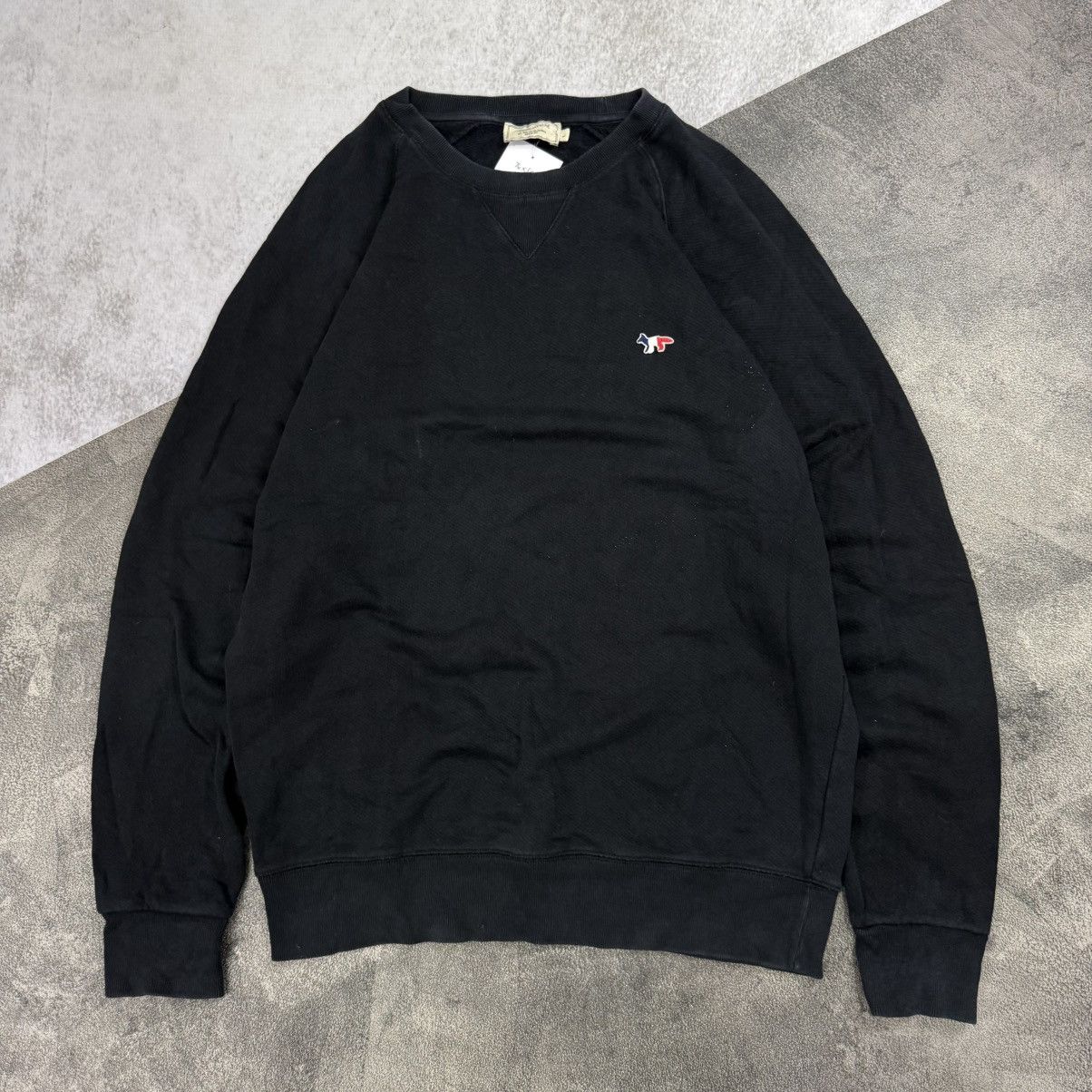 Maison Kitsune MAISON KITSUNE fox logo black sweat Size US XL / EU 56 / 4 - 1 Thumbnail