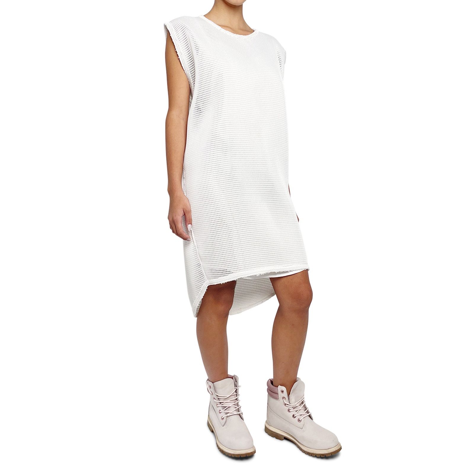 Scanlan Theodore Scanlan Theodore White Mesh / Netted Dress Size M / US 6-8 / IT 42-44 - 3 Thumbnail