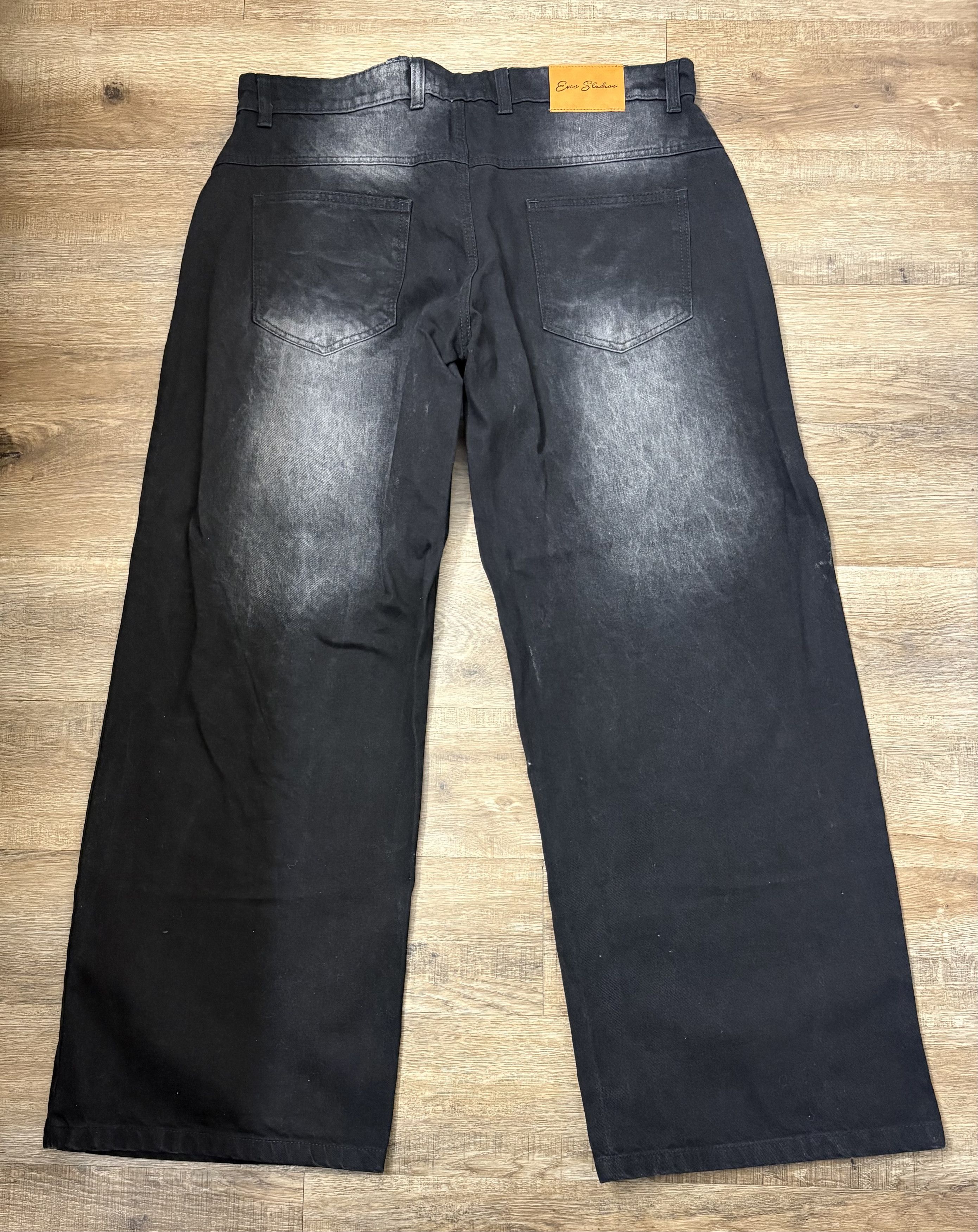 HMDD Eves Studios Black Painter Denim size 38 Size US 38 / EU 54 - 2 Thumbnail