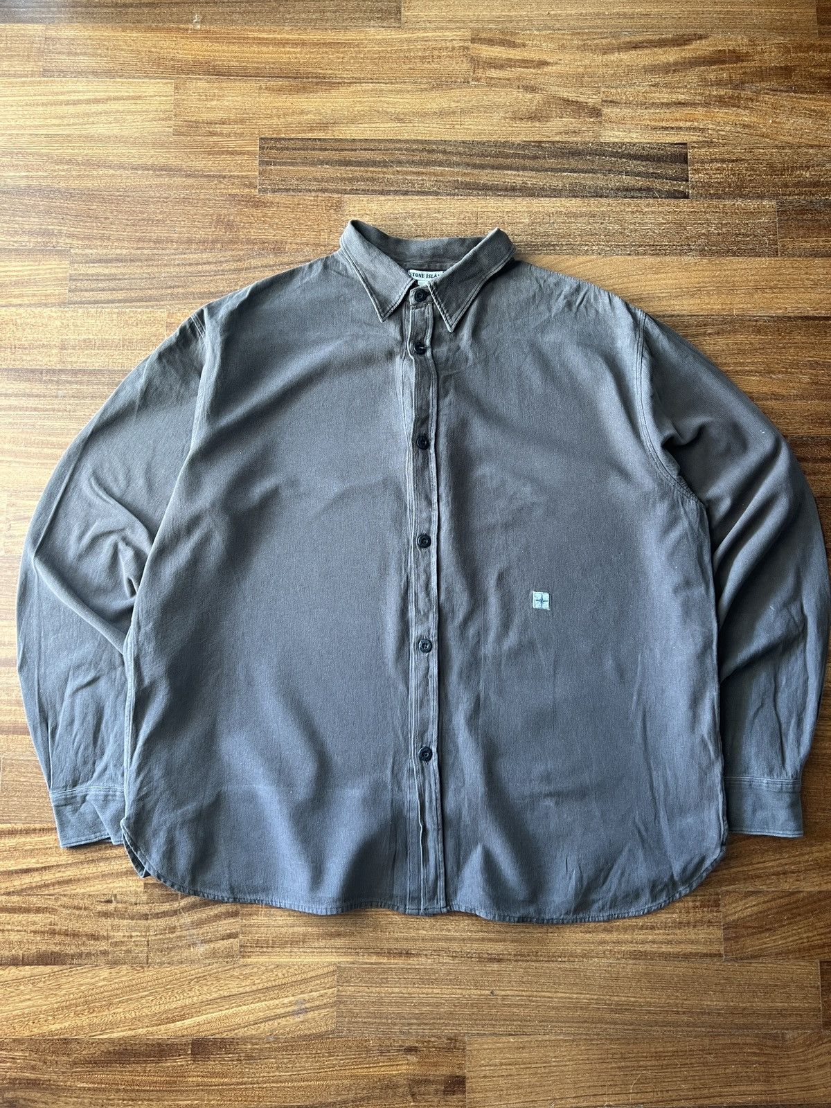 Stone Island Rare Long Sleeve Shirt Stone Island vintage 90s, Sz L, Boxy Size US L / EU 52-54 / 3 - 2 Thumbnail