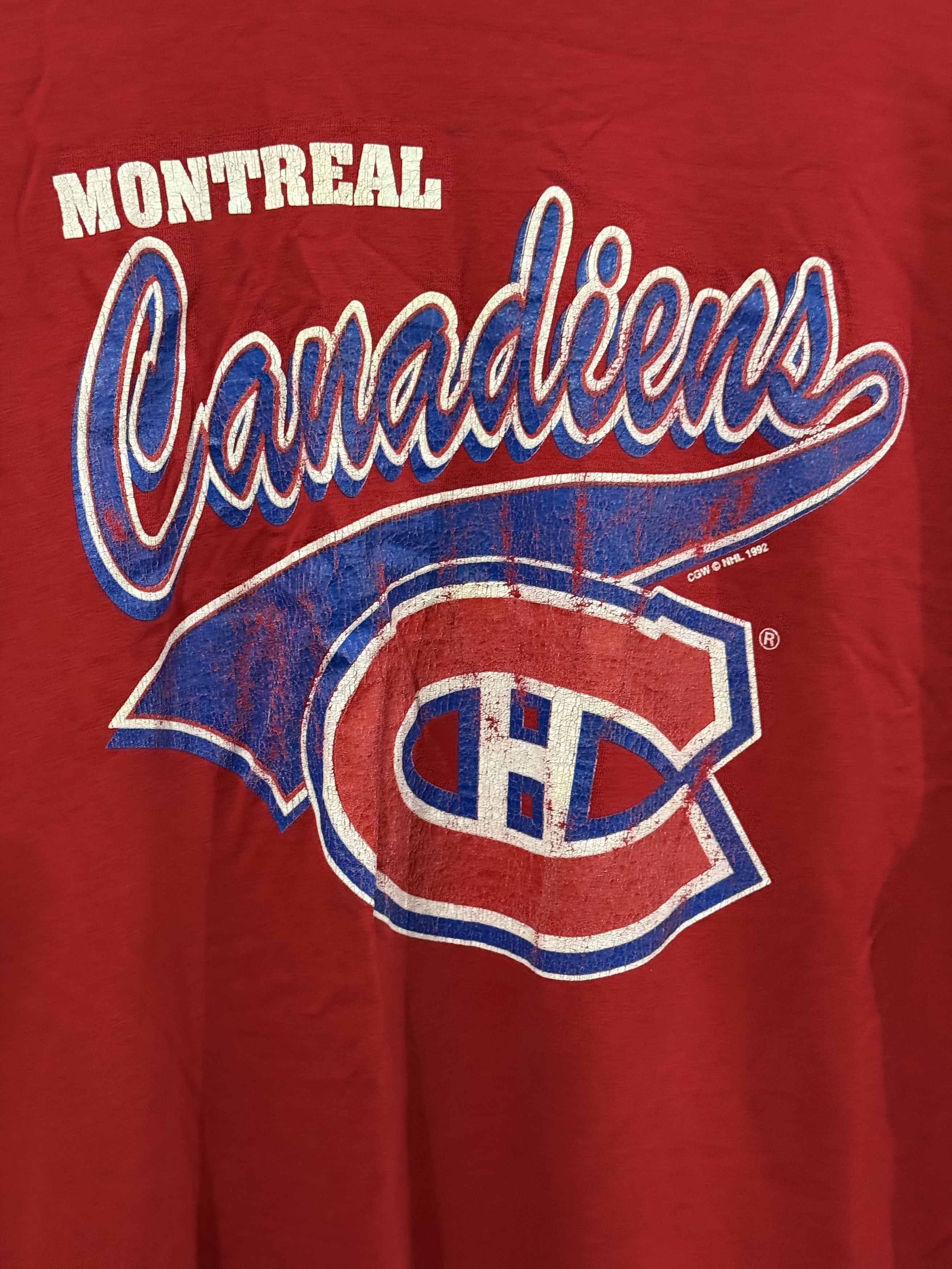 Vintage Vintage 1992 Montreal Canadiens NHL Tee USA L Size US XL / EU 56 / 4 - 3 Thumbnail