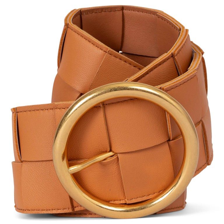 Bottega Veneta o1n1vont0425 Size: 70 / Maxi Intreccio Belt in White Size ONE SIZE - 3 Thumbnail