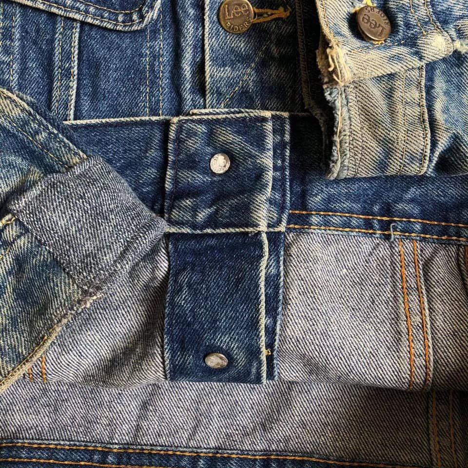 Lee × Vintage Vintage 80's Lee Riders Denim Jacket Size US S / EU 44-46 / 1 - 5 Thumbnail