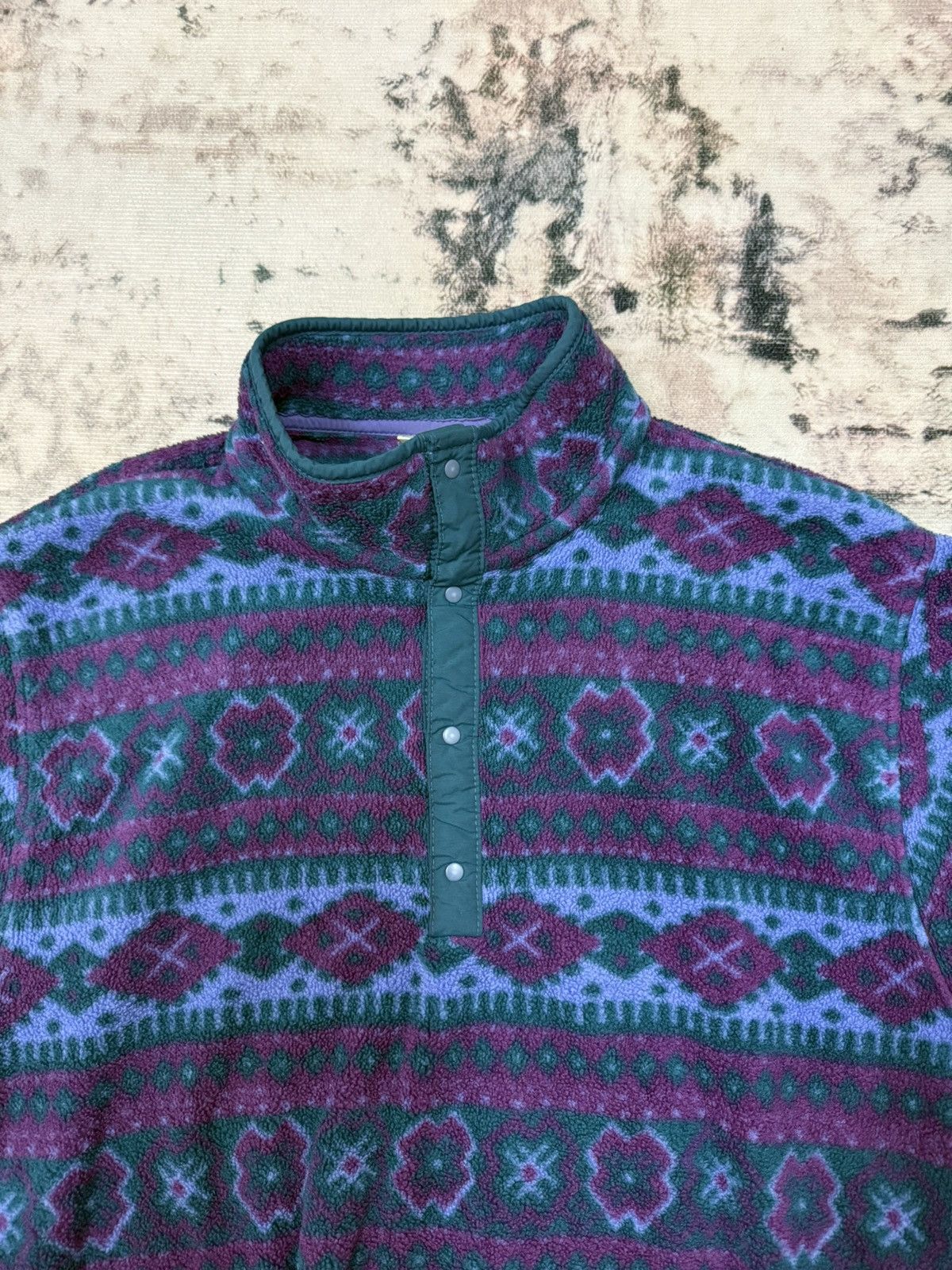 L.L. Bean × Vintage L.L Bean Native Fleece Halfbutton Sweatshirt Size US M / EU 48-50 / 2 - 4 Thumbnail