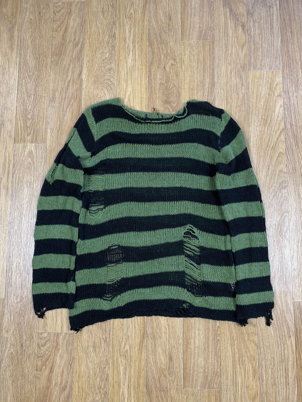 If Six Was Nine Rare Punk Distressed Sweater Junya Watanabe Style Vivienne Size ONE SIZE - 1 Thumbnail