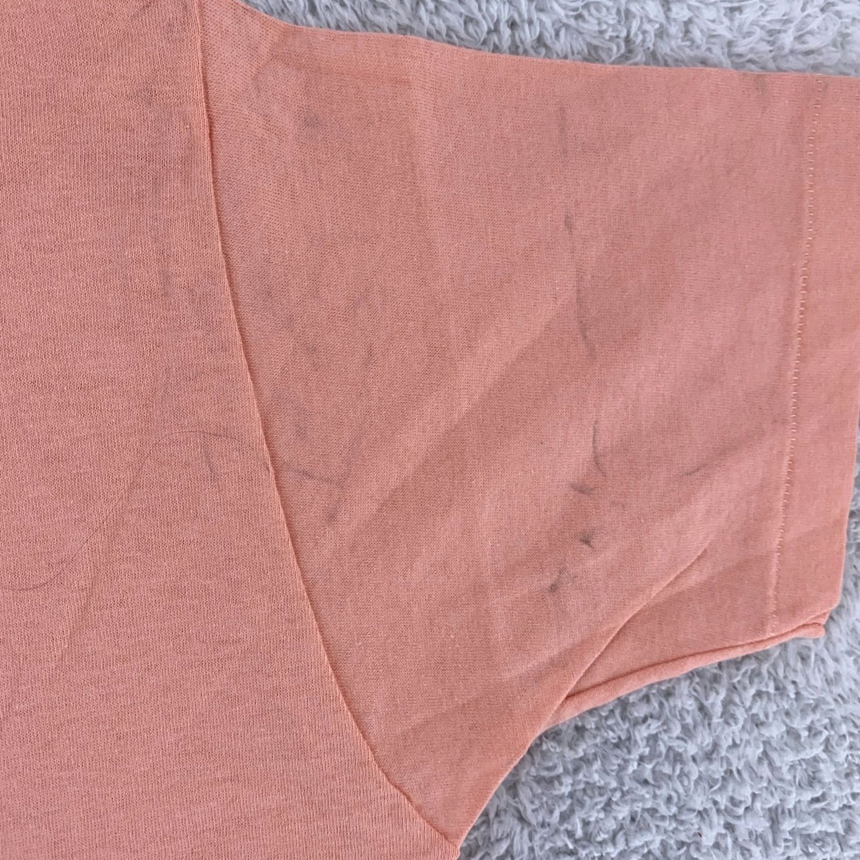 Pinko VINTAGE Signal Shirt Mens CROPPED Large USA Single Stitch tee 90s Pink Cotton Crew Neck Short Sleeve 90s Mens Large Pink Signal Shirt Size US M / EU 48-50 / 2 - 5 Thumbnail