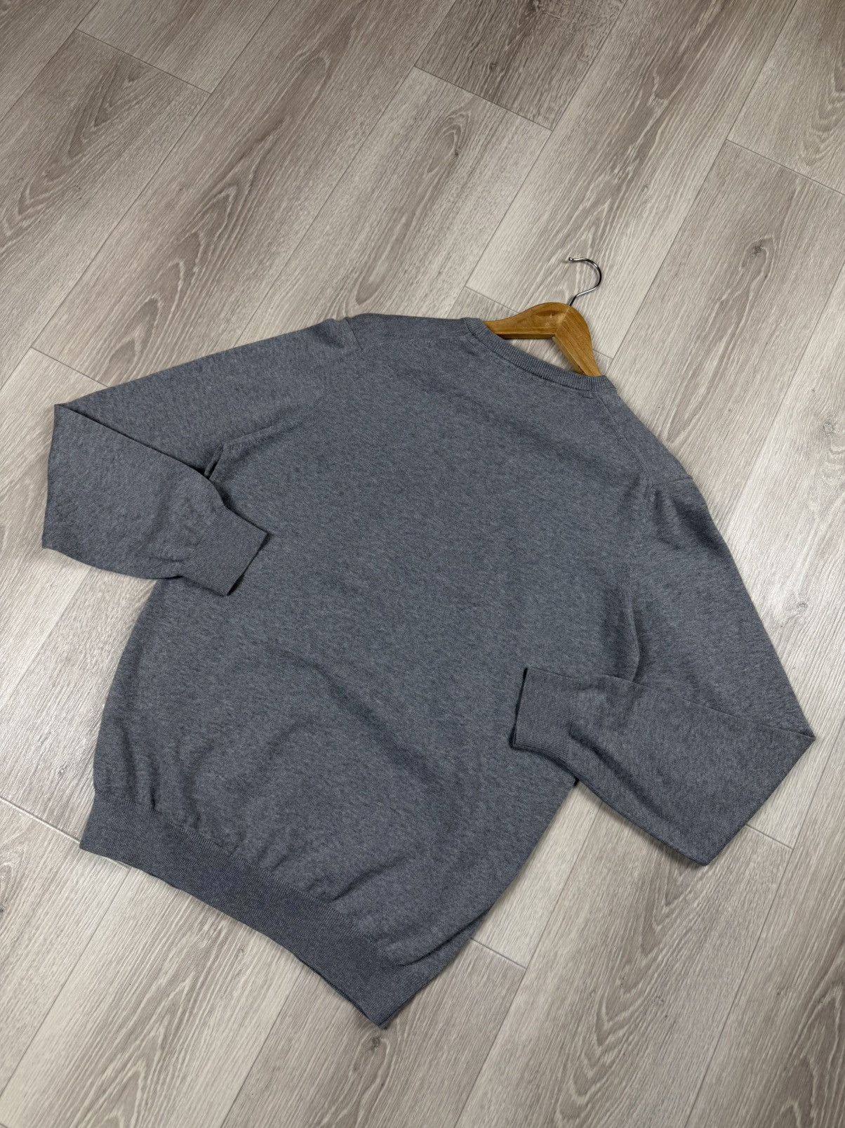 Barbour Barbour Gray Crewneck Sweater Size M Size US M / EU 48-50 / 2 - 10 Thumbnail