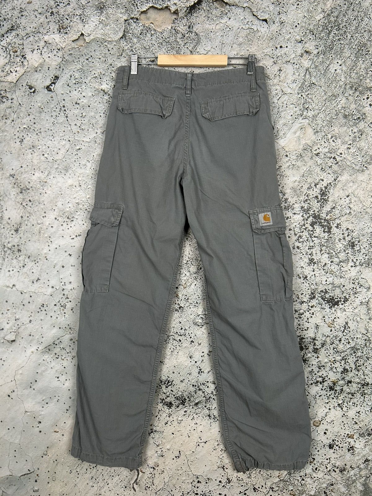 Carhartt Vintage Carhartt Grey Cargo Pants Baggy Streetwear Skate Rap Size US 29 - 1 Thumbnail