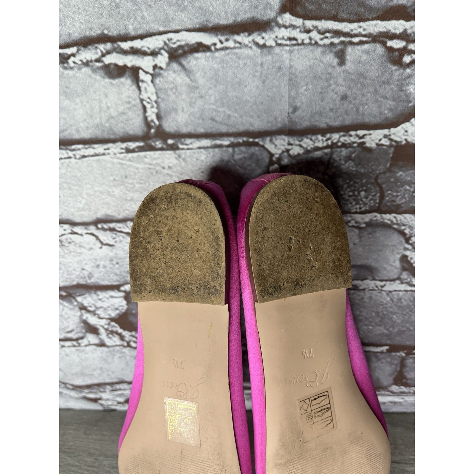 J.Crew J.Crew Factory Hot Pink Satin Silk MJ Strap Ballet Flats Wom Size US 7.5 / IT 37.5 - 17 Thumbnail