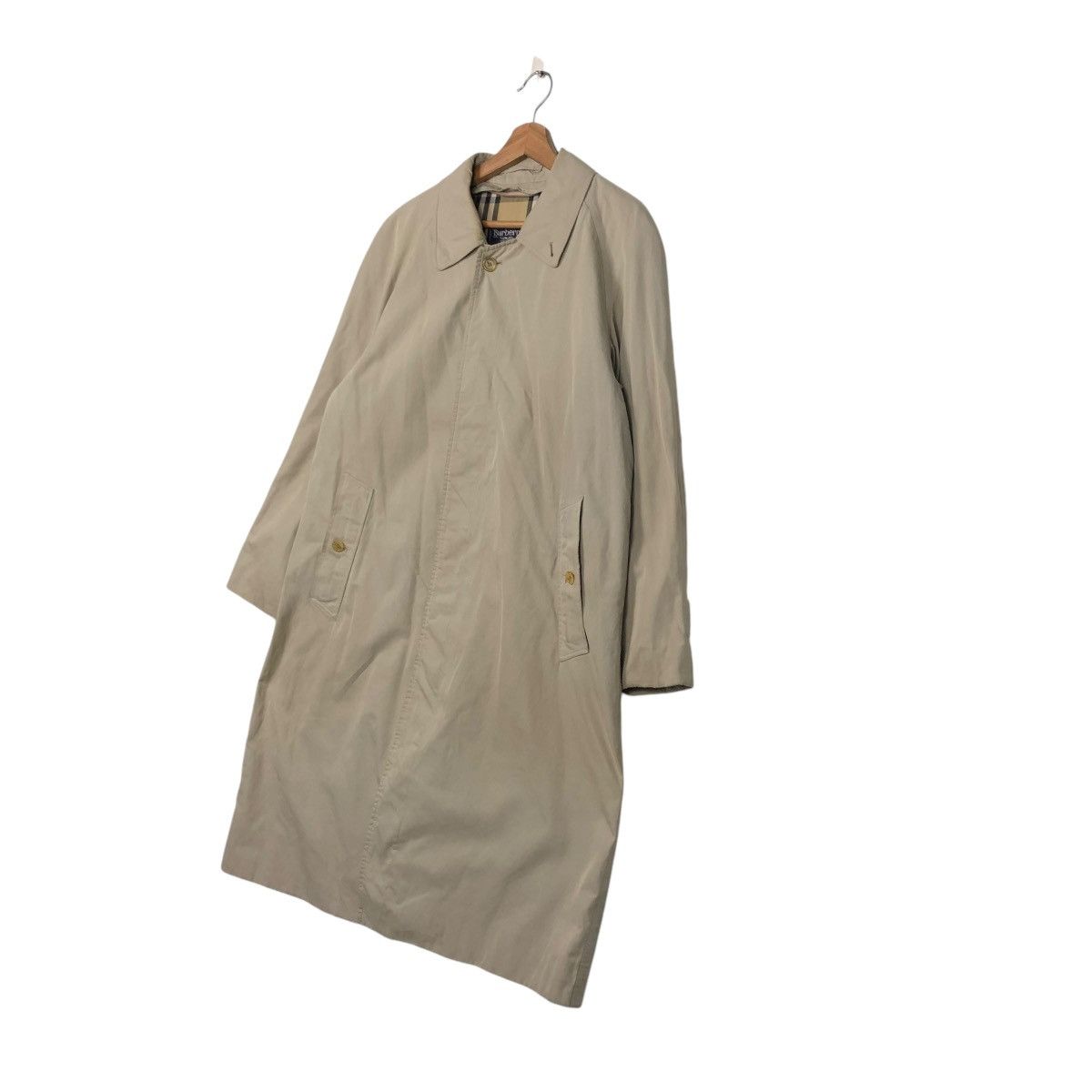 Burberry 🔥VINTAGE LONG JACKET BURBERRYS NOVA CHECK MADE IN ENGLAND Size US M / EU 48-50 / 2 - 5 Thumbnail