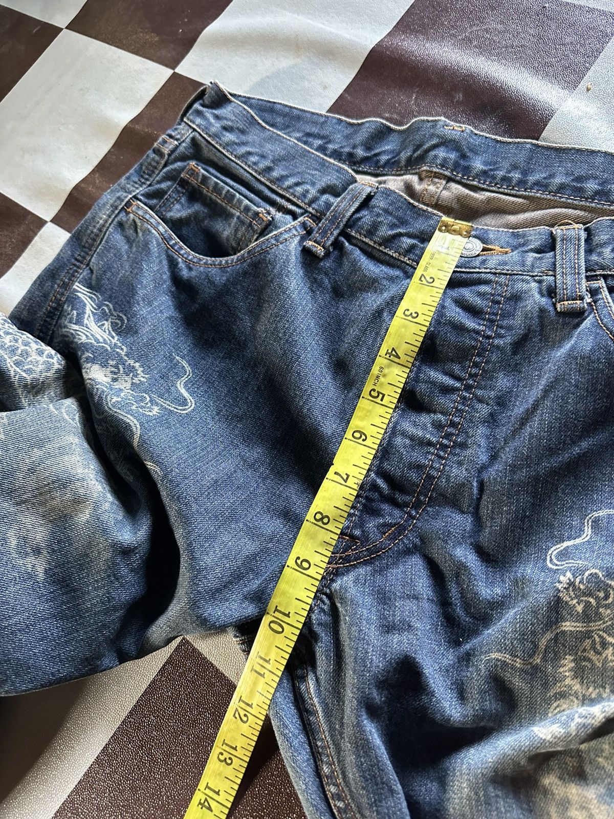 Eternal Eternal dragon printed denim jeans Size US 32 / EU 48 - 17 Thumbnail