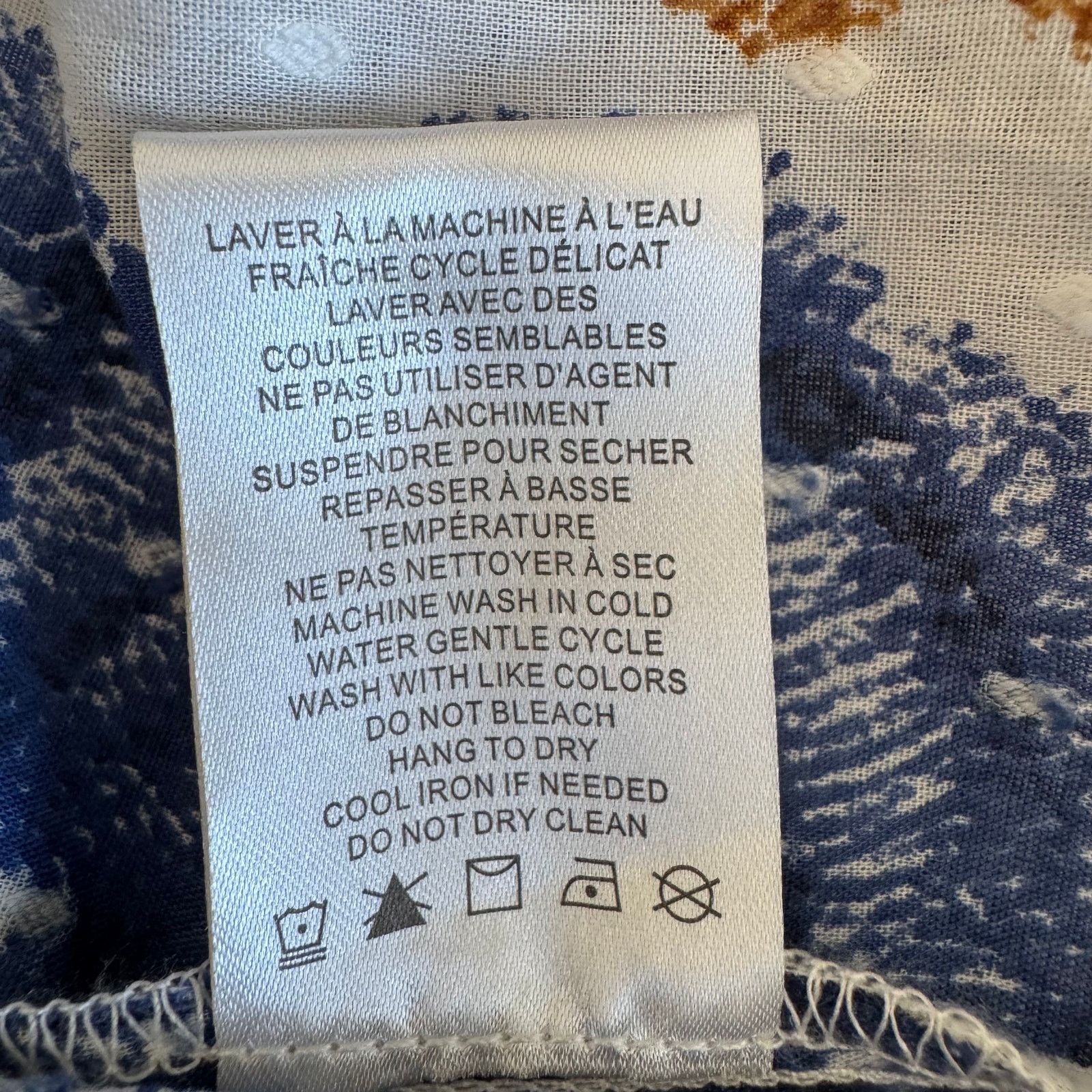 CAROLINE CONSTAS Caroline Constas Blue Floral Tapestry Ruffle Maxi Dress Size XS / US 0-2 / IT 36-38 - 10 Thumbnail