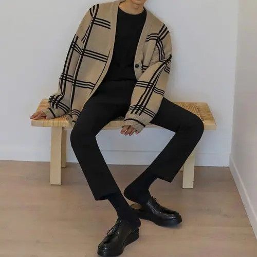 Vintage Fukuoka x Ayami Flannel Beige Cardigan Sweater Size US XL / EU 56 / 4 - 2 Thumbnail