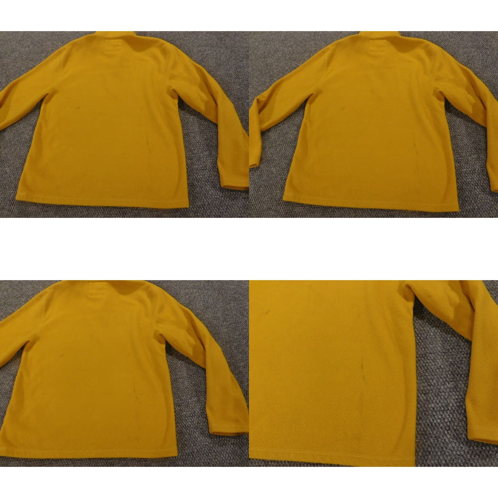 Old Navy Old Navy Sweater Pullover 1/4 Zip Mock Neck Long Sleeve Mens S Yellow Polyester Knit Zipper Button Vintage No Size US S / EU 44-46 / 1 - 8 Thumbnail