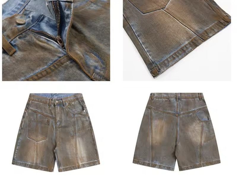Jean Washed Y2K Vintage Style Loose Baggy Jorts Shorts Size US 34 / EU 50 - 5 Thumbnail