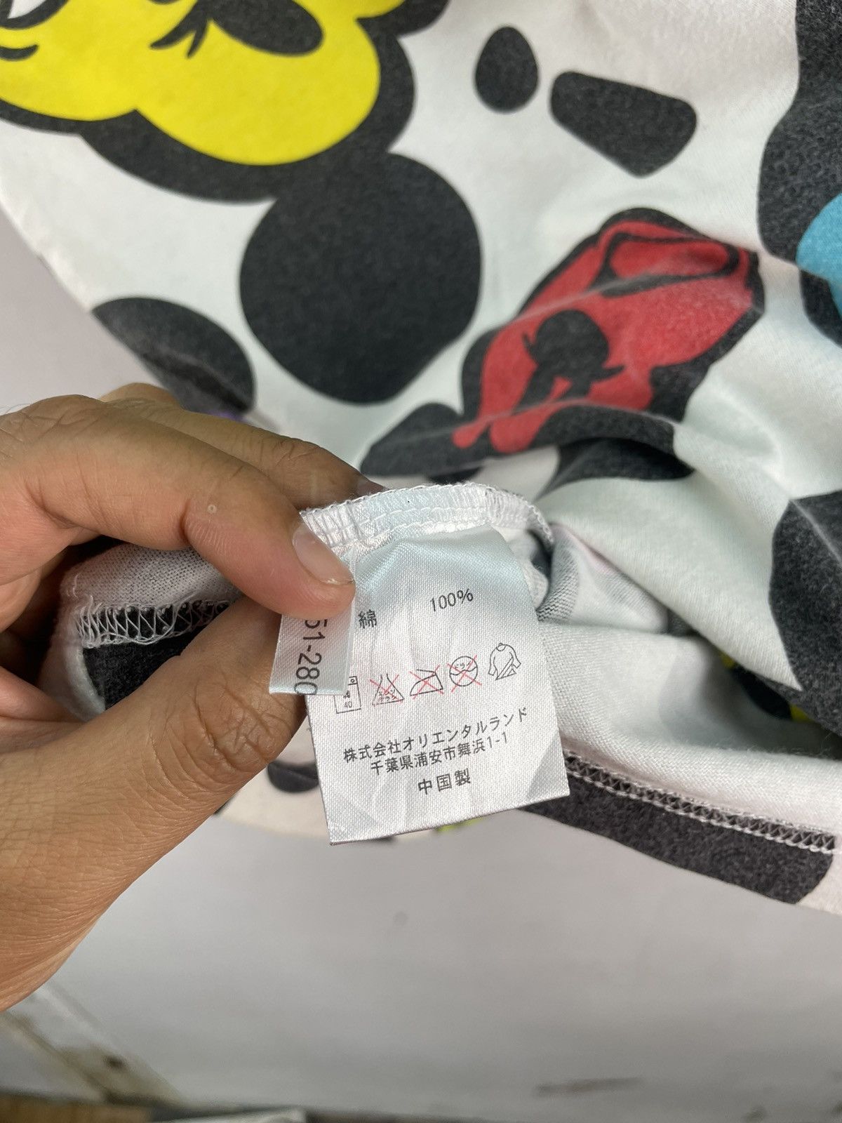 Disney × Mickey Mouse Vintage Mickey Mouse Tshirt Fullprint Tokyo Disneyland sz L Size US L / EU 52-54 / 3 - 4 Thumbnail