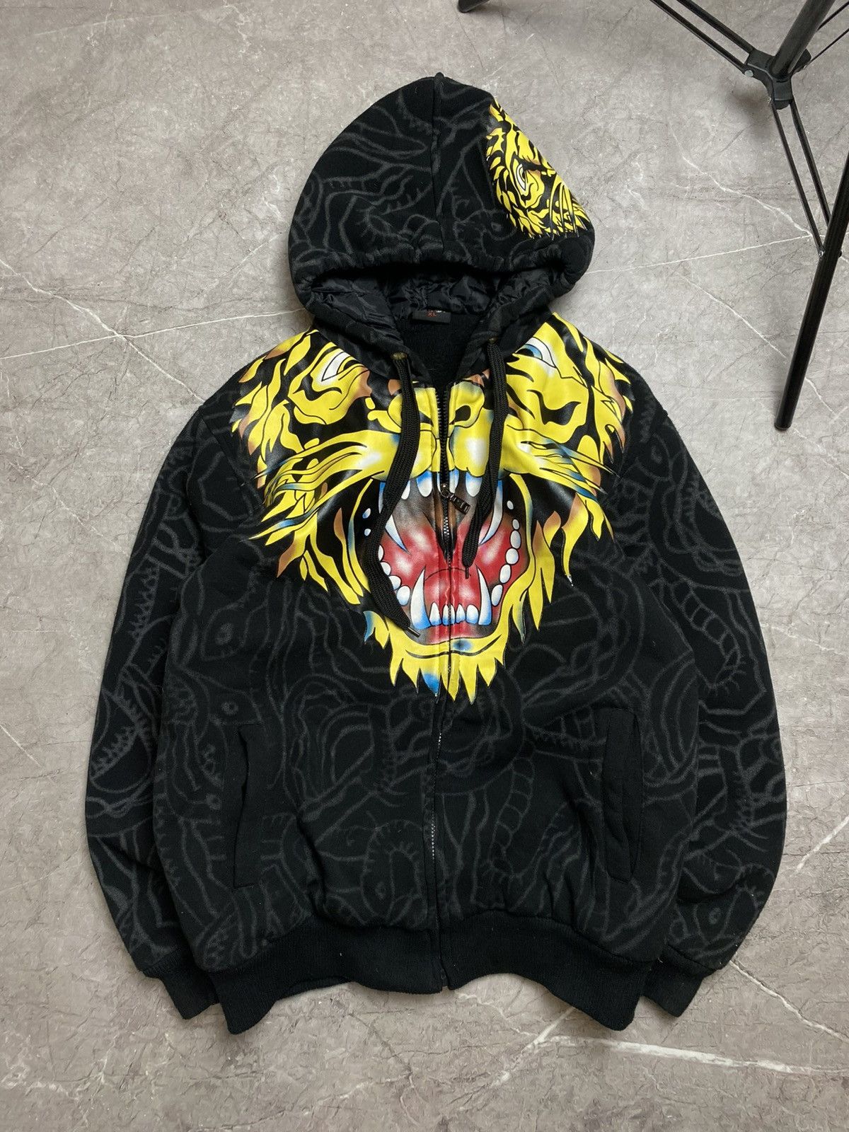 Streetwear Grimykids molly hoodie black/green | Grailed