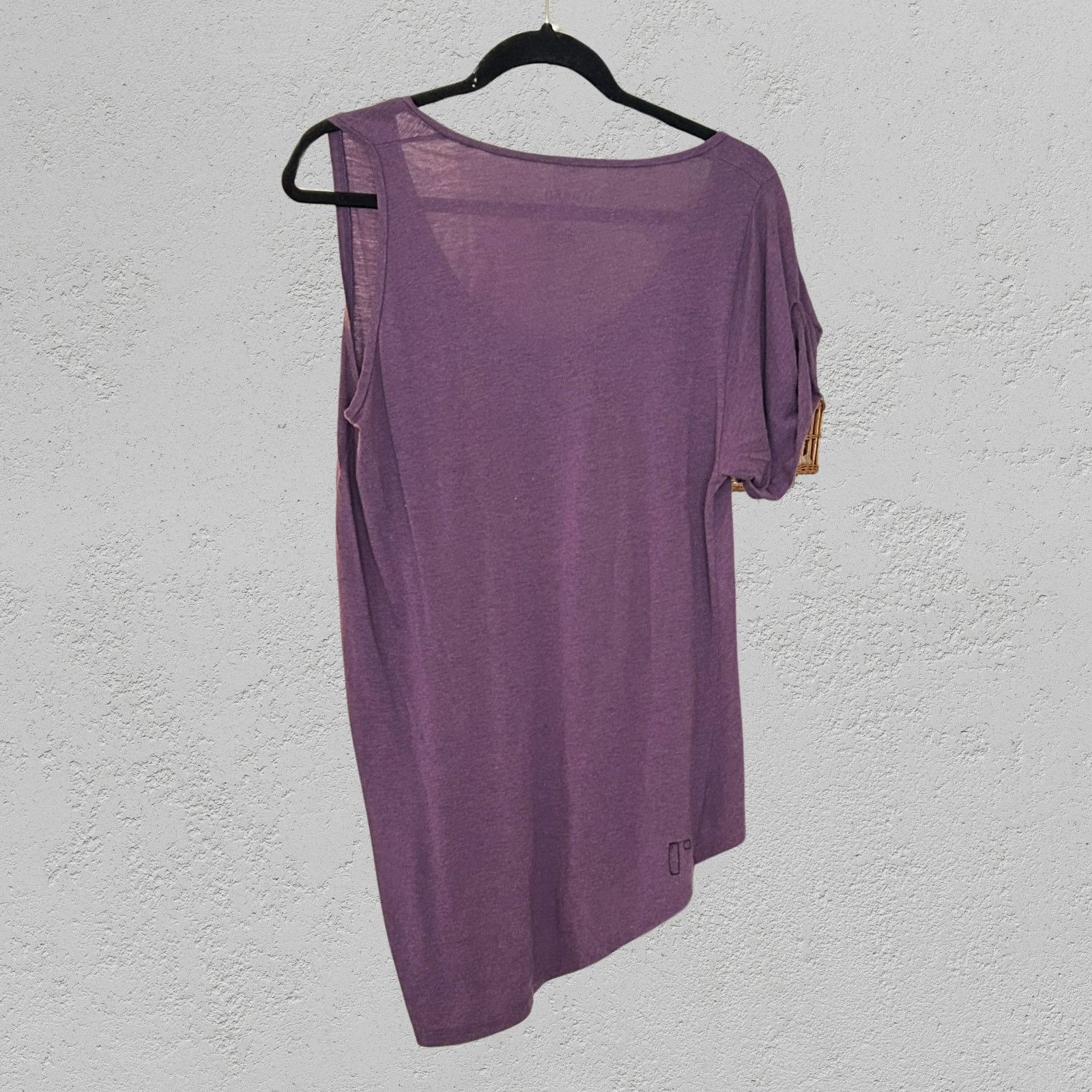 Vintage I’OCAN Purple Asymmetric Tee Women’s S Minimalist Korean Top Size S / US 4 / IT 40 - 3 Thumbnail