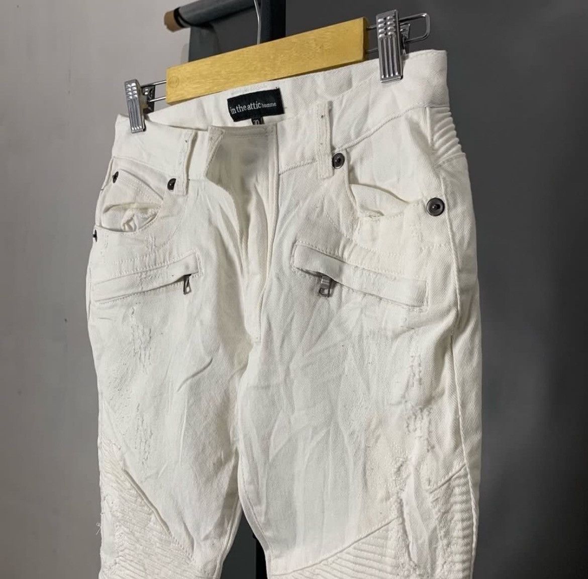 If Six Was Nine × In The Attic × Le Grande Bleu (L.G.B.) In The Attic Bikers Pants Size US 28 / EU 44 - 4 Thumbnail