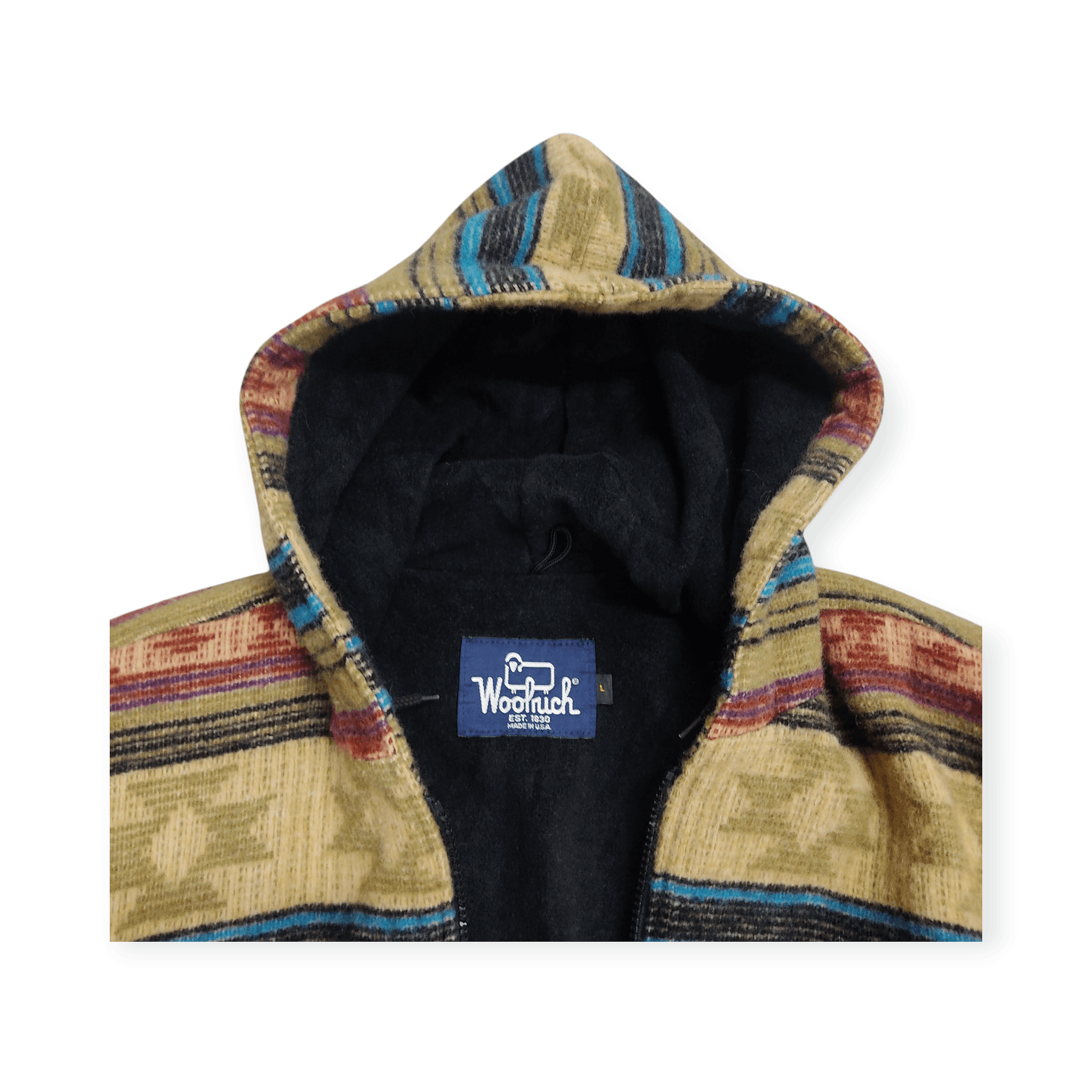 Woolrich Woolen Mills Woolrich Aztec Navajo Native Blanket Wool Jacket Size US L / EU 52-54 / 3 - 5 Thumbnail