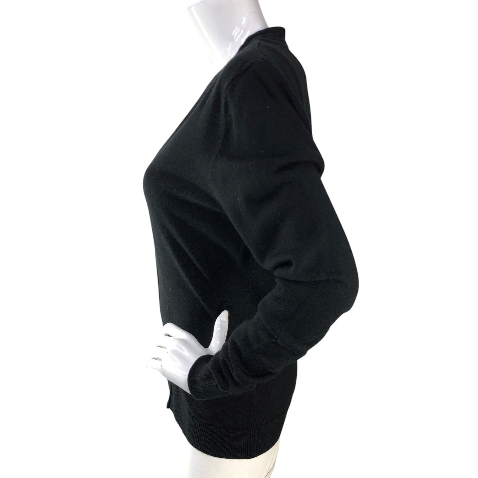 River Island River Island Size S Cardigan Grandpa Sweater Knit Black Size S / US 4 / IT 40 - 5 Thumbnail