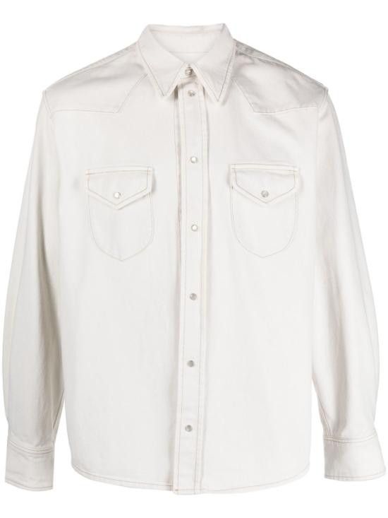 Bally BALLY Women Shirts MSH013 CO244U103 White Size XS / US 0-2 / IT 36-38 - 1 Thumbnail