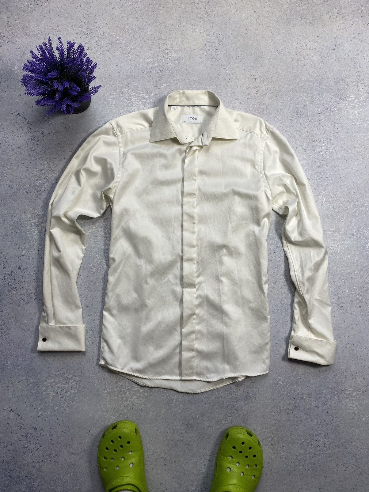 Eton Eton Men’s White Shirt Size 38 Size US S / EU 44-46 / 1 - 2 Thumbnail