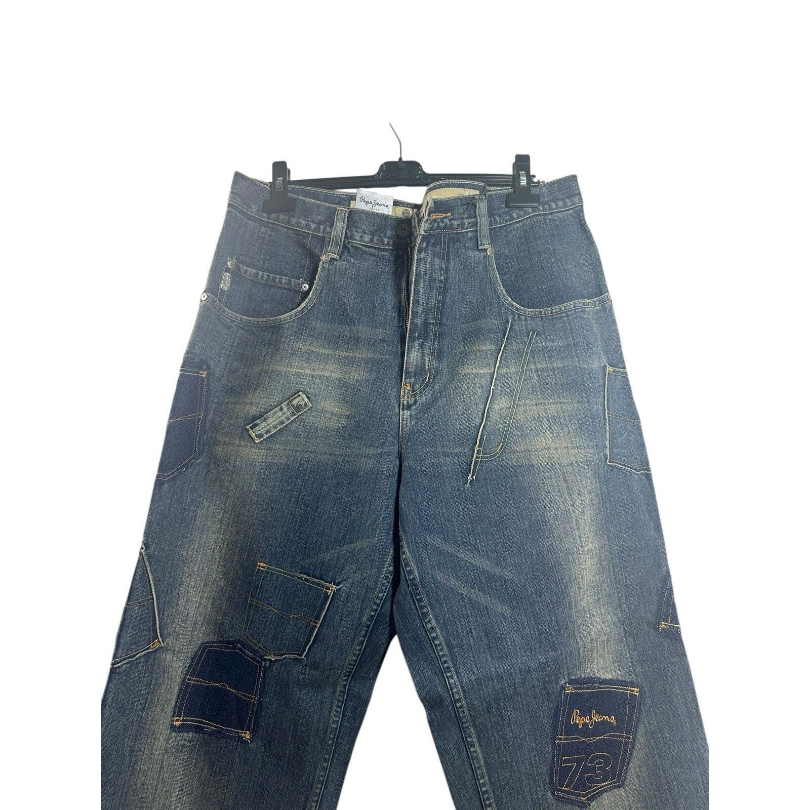 Pepe Jeans Vintage Pepe London Baggy Denim Jeans Blue Hip Hop 90’s 200 Size US 38 / EU 54 - 2 Thumbnail