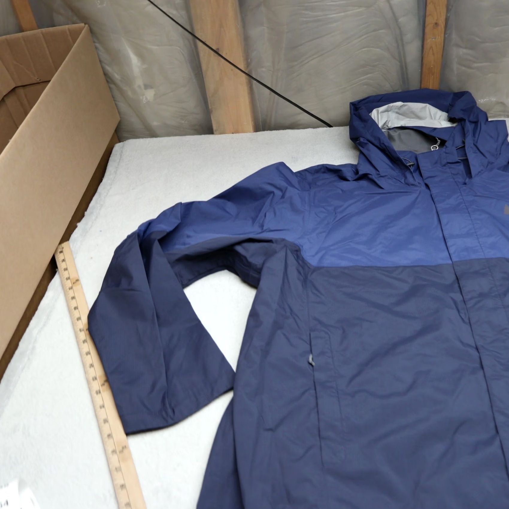 Vintage REI Coop Jacket Mens 3XL Blue Hooded Full Zip Light Wind Rain Outdoor Size US XXL / EU 58 / 5 - 2 Thumbnail