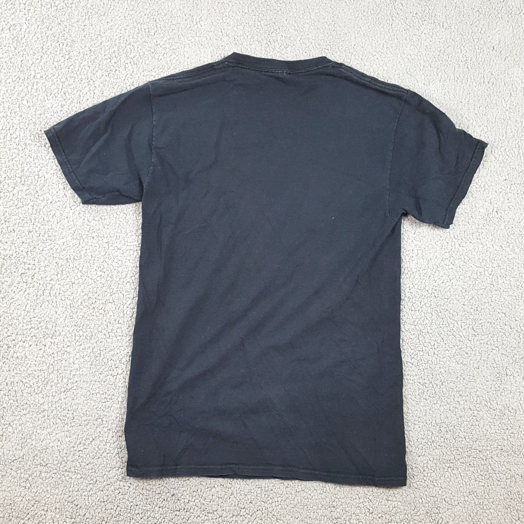 Fruit Of The Loom VINTAGE Fruit of the Loom Men’s T-Shirt 90s Grunge Skull Y2K Skeleton Short Sleeve Small Black Cotton Retro Size US S / EU 44-46 / 1 - 4 Thumbnail