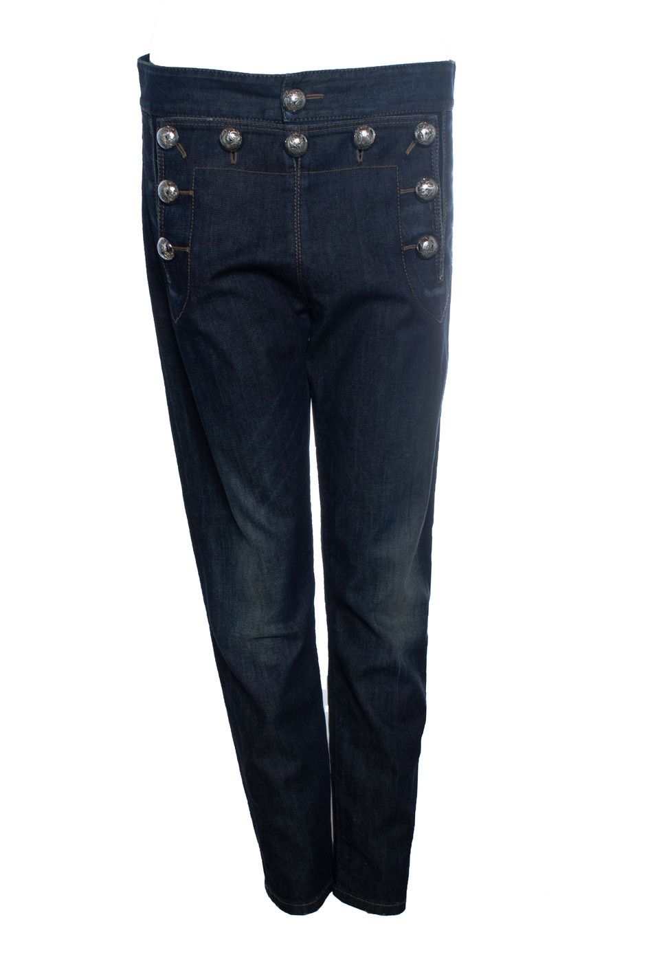 Gucci Gucci, indigo dark washed denim skinny jeans Size 28" / US 6 / IT 42 - 1 Thumbnail