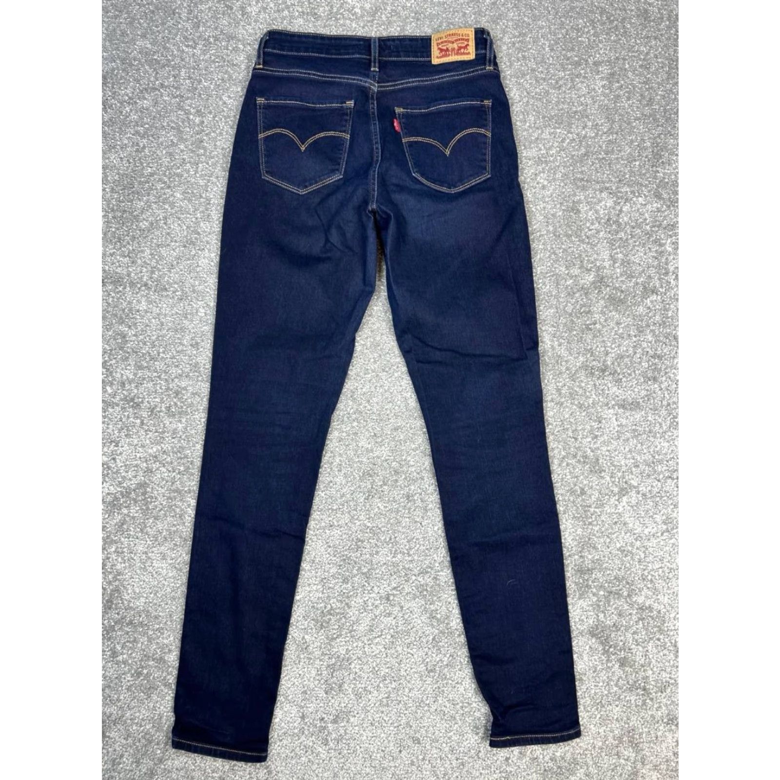 Levi's Levi's 721 Jeans Womens 28 Blue Denim Cotton Stretch High Rise Skinny Leg 28x29 Size 28" / US 6 / IT 42 - 2 Thumbnail