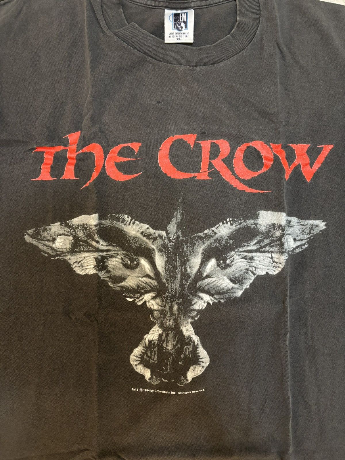 Vintage Rare 90s Vintage The Crow Eric Draven Brandon Lee Movie T Size US XL / EU 56 / 4 - 9 Thumbnail