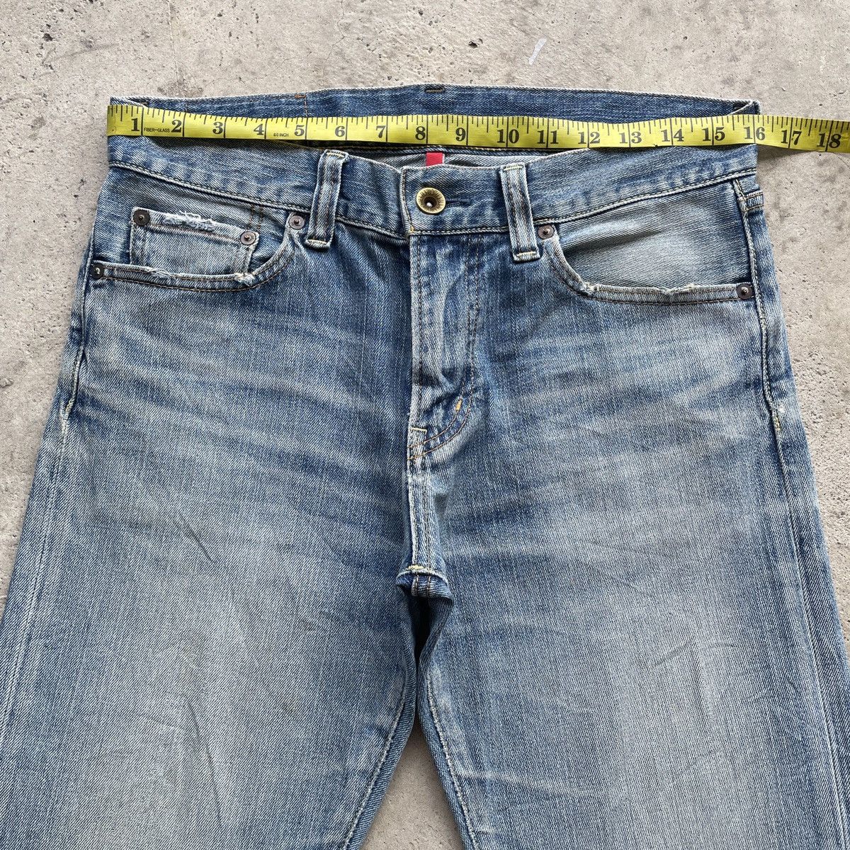 Japanese Brand W32x31.5 Vintage Japanese Denim Faded Jeans Pants Size US 32 / EU 48 - 5 Thumbnail