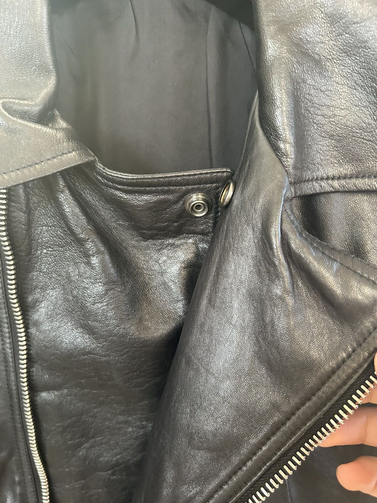 Rick Owens SS15 "Stooges" Leather Jacket Size US S / EU 44-46 / 1 - 5 Thumbnail