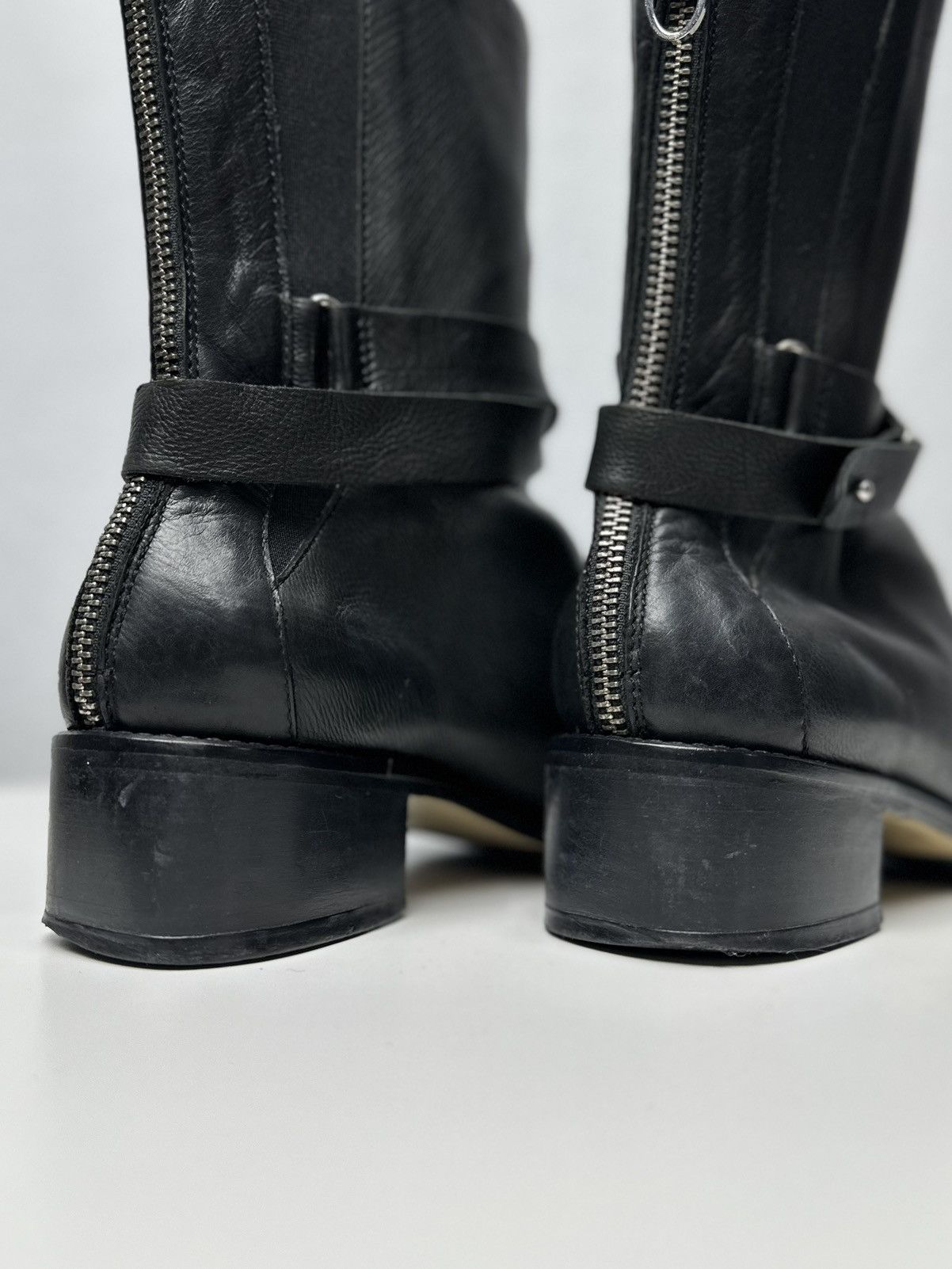 A.S.98 Vintage 🥵 Leather Hight Boots Moma Ifsixwasnine Guidi Goa Size US 8 / IT 38 - 4 Thumbnail